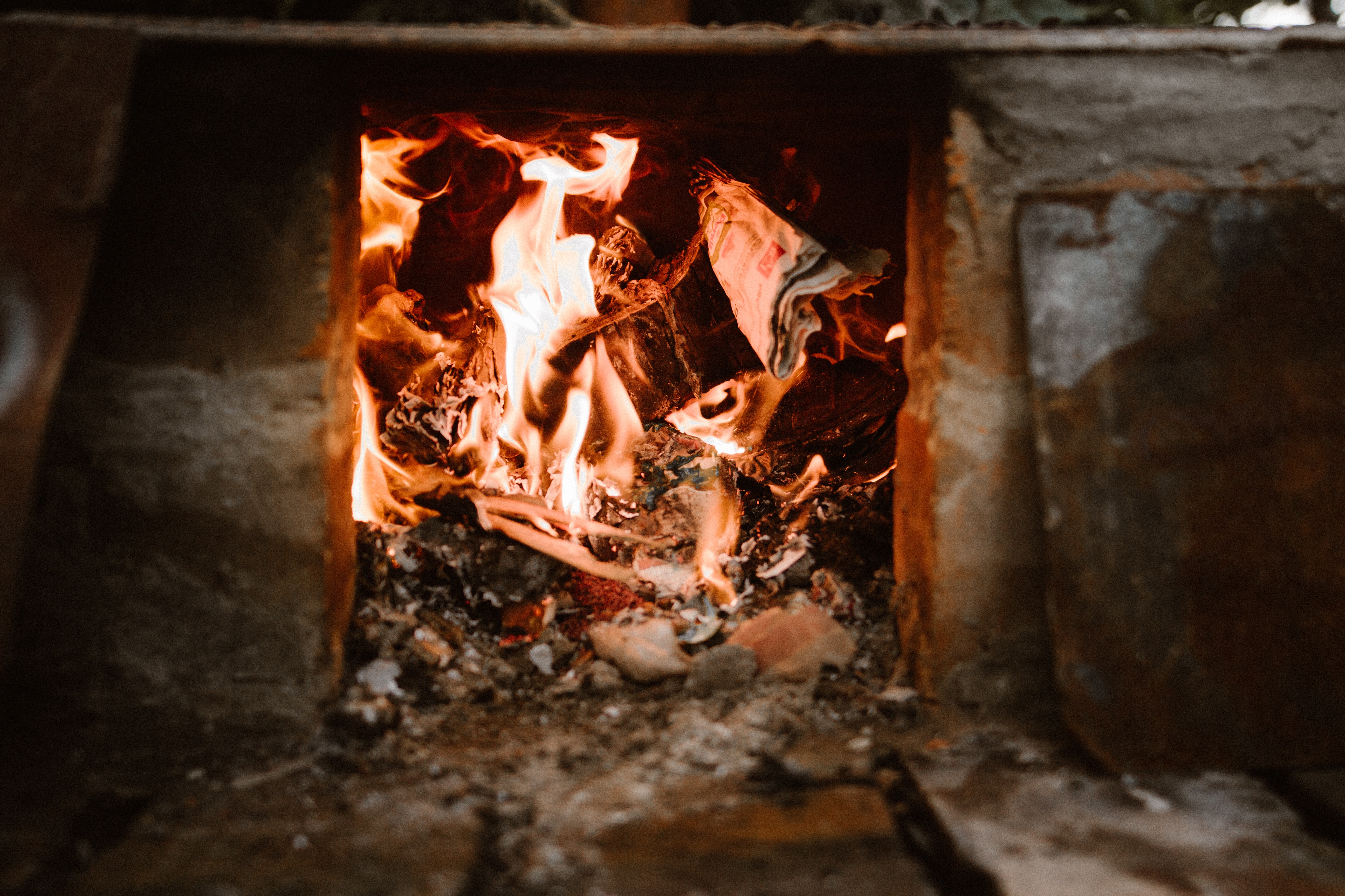 wood stove